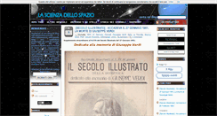 Desktop Screenshot of lascienzadellospazio.com